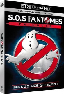 S.O.S. Fantômes Trilogie – Packshot Blu-ray 4K Ultra HD