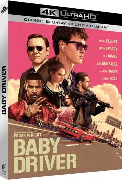 Baby Driver (2017) de Edgar Wright - Packshot Blu-ray 4K Ultra HD