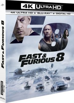 Fast & Furious 8 (2017) de F. Gary Gray - Packshot Blu-ray 4K Ultra HD