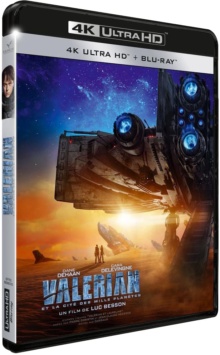 Valérian et la Cité des Mille Planètes (2017) de Luc Besson – Packshot Blu-ray 4K Ultra HD