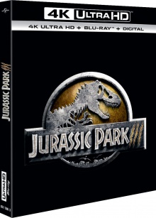 Jurassic Park III (2001) de Joe Johnston – Packshot Blu-ray 4K Ultra HD