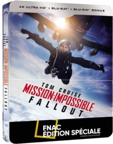 Mission : Impossible - Fallout - Steelbook Édition spéciale Fnac (2018) de Christopher McQuarrie - Packshot Blu-ray 4K Ultra HD