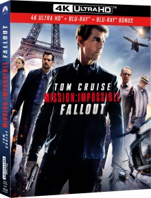 Mission : Impossible - Fallout (2018) de Christopher McQuarrie – Packshot Blu-ray 4K Ultra HD