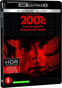 2001, l'Odyssée de l'espace (1968) de Stanley Kubrick – Packshot Blu-ray 4K Ultra HD