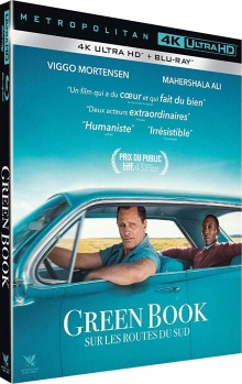 Green Book : Sur les routes du Sud (2018) de Peter Farrelly - Packshot Blu-ray 4K Ultra HD