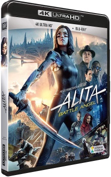 Alita : Battle Angel (2019) de Robert Rodriguez - Packshot Blu-ray 4K Ultra HD