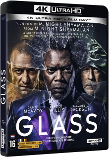Glass (2019) de M. Night Shyamalan - Packshot Blu-ray 4K Ultra HD