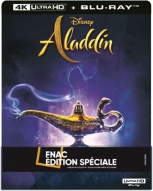 Aladdin (2019) de Guy Ritchie - Steelbook Édition Spéciale FNAC - Packshot Blu-ray 4K Ultra HD