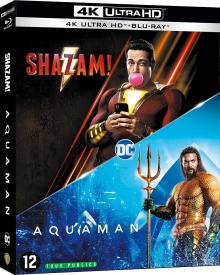 Aquaman + Shazam! - Packshot Blu-ray 4K Ultra HD