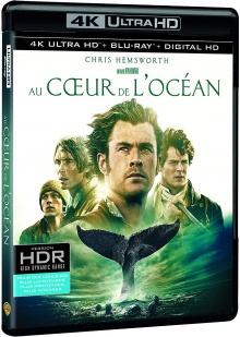 Au coeur de l'océan (2015) de Ron Howard - Packshot Blu-ray 4K Ultra HD
