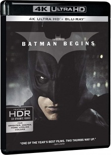 Batman Begins (2005) de Christopher Nolan - Packshot Blu-ray 4K Ultra HD