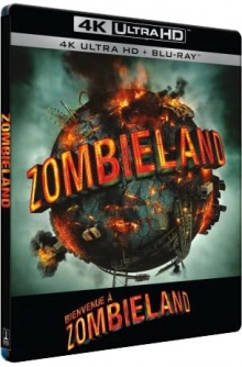 Bienvenue à Zombieland (2009) de Ruben Fleischer - Steelbook Exclusivité Fnac - Packshot Blu-ray 4K Ultra HD