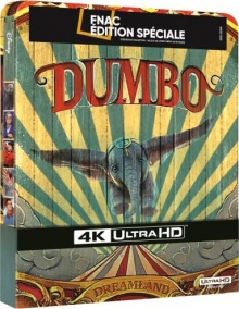 Dumbo (2019) de Tim Burton - Steelbook Édition Spéciale Fnac - Packshot Blu-ray 4K Ultra HD
