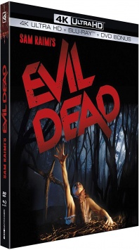 Evil Dead (1981) de Sam Raimi – Packshot Blu-ray 4K Ultra HD