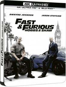 Fast & Furious : Hobbs & Shaw (2019) de David Leitch – Packshot Blu-ray 4K Ultra HD