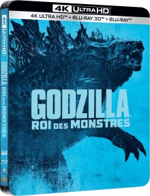 Godzilla II : Roi des Monstres (2019) de Michael Dougherty - Édition Limitée SteelBook - Packshot Blu-ray 4K Ultra HD