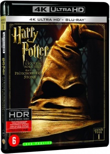 Harry Potter à l'école des sorciers (2001) de Chris Columbus - Packshot Blu-ray 4K Ultra HD