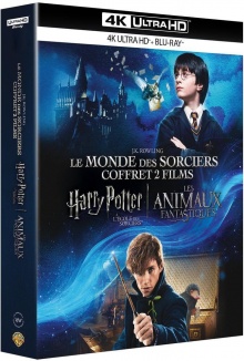 Harry Potter à l'école des sorciers + Les Animaux fantastiques - Packshot Blu-ray 4K Ultra HD