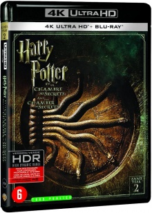 Harry Potter et la Chambre des Secrets (2002) de Chris Columbus - Packshot Blu-ray 4K Ultra HD