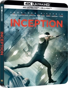 Inception (2010) de Christopher Nolan - Édition boîtier SteelBook - Packshot Blu-ray 4K Ultra HD