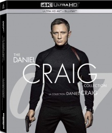 James Bond 007 - The Daniel Craig Collection : Casino Royale, Quantum of Solace, Skyfall, Spectre - Packshot Blu-ray 4K Ultra HD