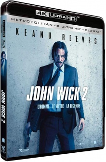 John Wick 2 (2017) de Chad Stahelski - Packshot Blu-ray 4K Ultra HD