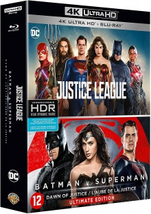 Justice League + Batman v Superman - Packshot Blu-ray 4K Ultra HD
