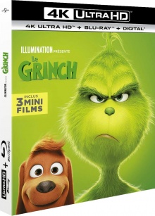 Le Grinch (2018) de Yarrow Cheney & Scott Mosier - Packshot Blu-ray 4K Ultra HD