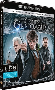 Les Animaux fantastiques : Les Crimes de Grindelwald (2018) de David Yates - Packshot Blu-ray 4K Ultra HD
