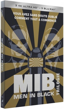 Men in Black - Trilogie - Cartes postales + Porte-clés - Packshot Blu-ray 4K Ultra HD