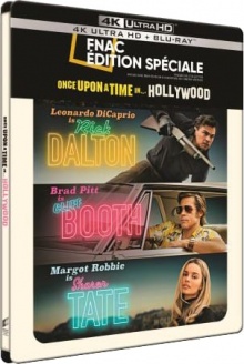 Once Upon a Time... in Hollywood (2019) de Quentin Tarantino - Steelbook Exclusivité Fnac - Packshot Blu-ray 4K Ultra HD