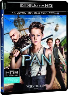 Pan (2015) de Joe Wright - Packshot Blu-ray 4K Ultra HD