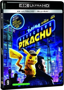 Pokémon - Détective Pikachu (2019) de Rob Letterman - Packshot Blu-ray 4K Ultra HD