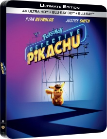 Pokémon - Détective Pikachu (2019) de Rob Letterman - Ultimate Edition - Packshot Blu-ray 4K Ultra HD
