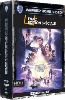 Ready Player One (2018) de Steven Spielberg - Coffret Exclusif Fnac Steelbook - Packshot Blu-ray 4K Ultra HD