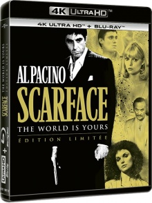 Scarface (1983) de Brian De Palma - Packshot Blu-ray 4K Ultra HD