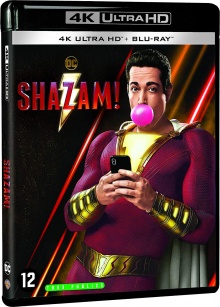 Shazam! (2019) de David F. Sandberg - Packshot Blu-ray 4K Ultra HD