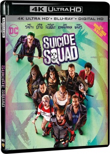 Suicide Squad (2016) de David Ayer - Packshot Blu-ray 4K Ultra HD