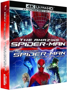 The Amazing Spider-Man + The Amazing Spider-Man 2 : Le destin d'un héros - Packshot Blu-ray 4K Ultra HD