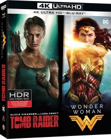 Tomb Raider + Wonder Woman - Packshot Blu-ray 4K Ultra HD