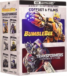 Transformers - L'intégrale 5 films + Bumblebee - Packshot Blu-ray 4K Ultra HD