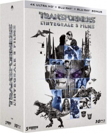 Transformers - L'intégrale 5 films - Packshot Blu-ray 4K Ultra HD