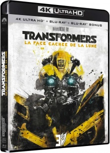 Transformers 3 : La face cachée de la Lune (2011) de Michael Bay - Packshot Blu-ray 4K Ultra HD