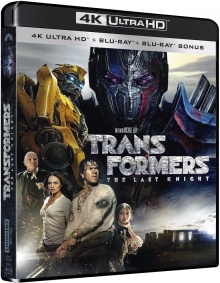 Transformers 5 : The Last Knight (2017) de Michael Bay - Édition 2017 - Packshot Blu-ray 4K Ultra HD