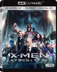X-Men : Apocalypse (2016) de Bryan Singer - Packshot Blu-ray 4K Ultra HD
