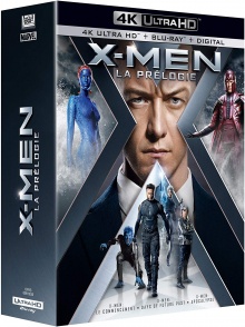 X-Men - La prélogie : X-Men : Le commencement + X-Men : Days of Future Past + X-Men : Apocalypse - Packshot Blu-ray 4K Ultra HD