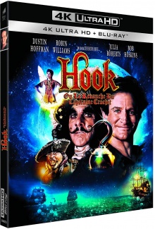 Hook ou la revanche du Capitaine Crochet (1991) de Steven Spielberg – Packshot Blu-ray 4K Ultra HD