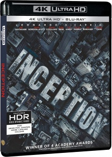 Inception (2010) de Christopher Nolan - Packshot Blu-ray 4K Ultra HD