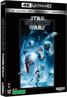 Star Wars, épisode V : L'Empire contre-attaque (1980) de Irvin Kershner – Packshot Blu-ray 4K Ultra HD