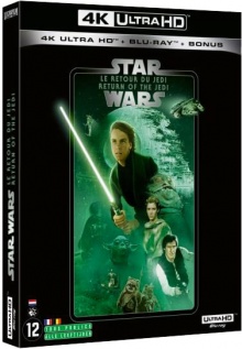 Star Wars, épisode VI : Le Retour du Jedi (1983) de Richard Marquand – Packshot Blu-ray 4K Ultra HD